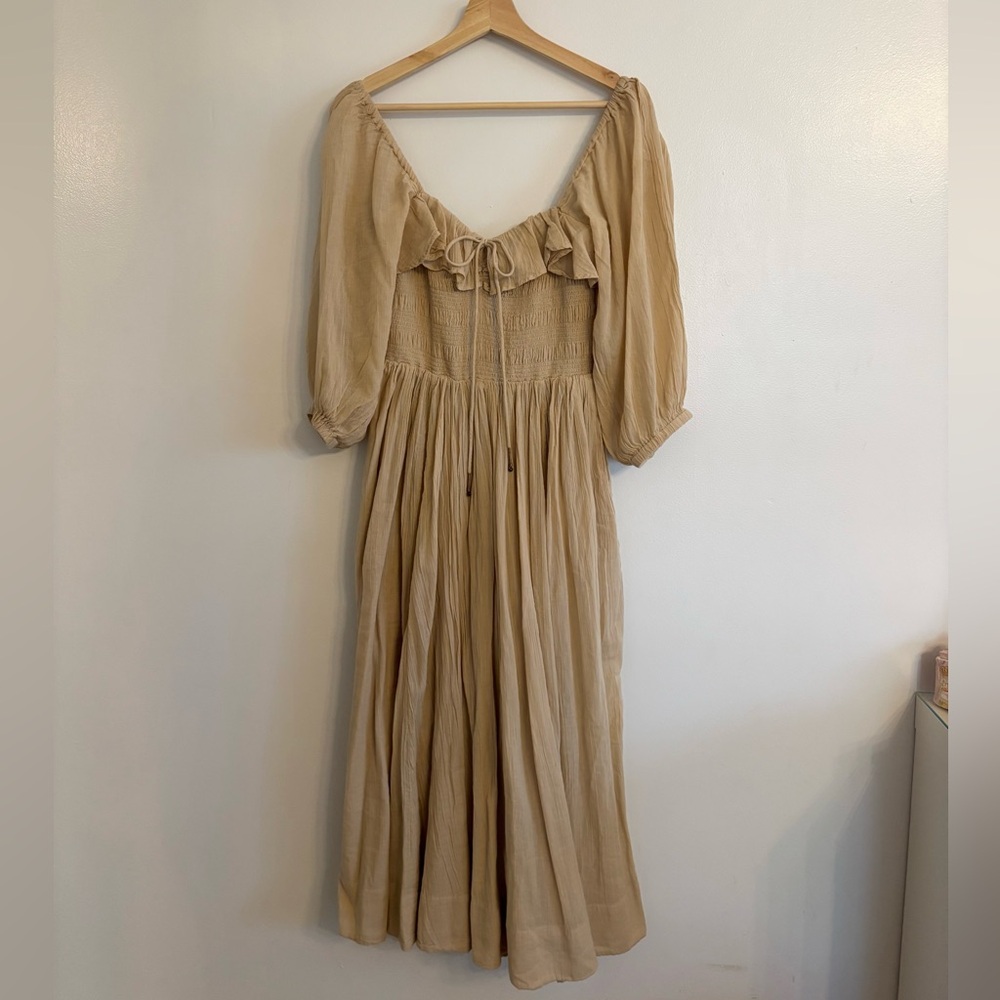 Free People Oasis Midi Dress- S- Nomadic Desert- NWOT